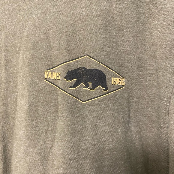 Green Vans California long sleeve medium shirt - Picture 3 of 4